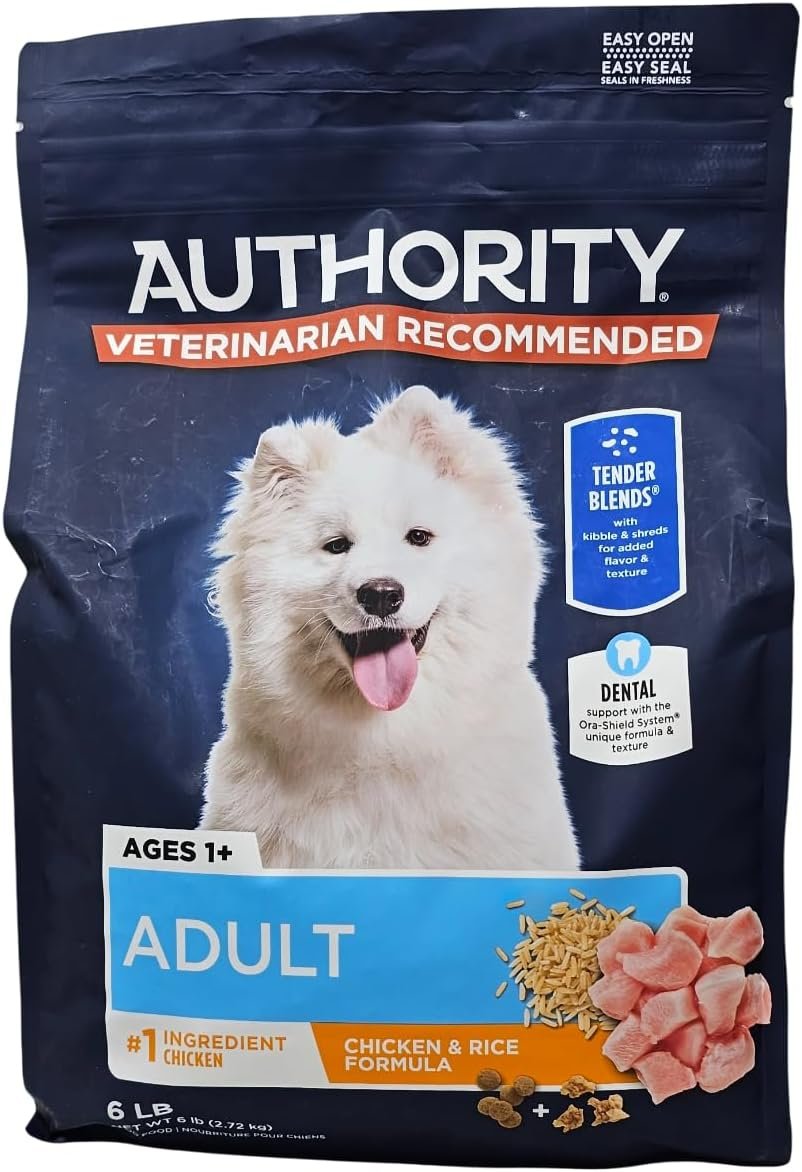 Adult Tender Blends Chicken and Rice Dry Dog Food by Authority Food