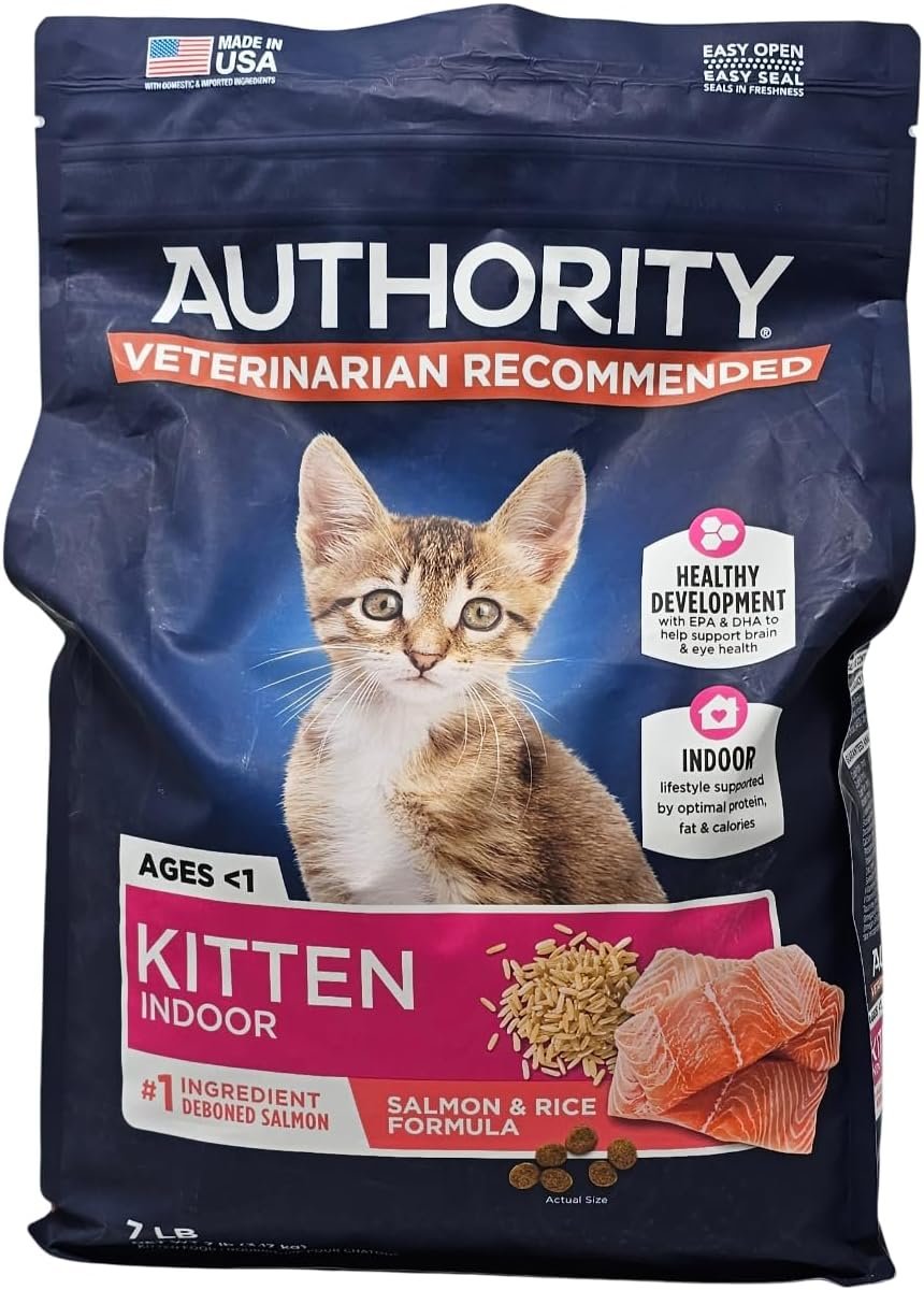 Authority Food. Daily Wellness Recipe for Indoor Cats - Chicken & Rice, With Whole Grains
